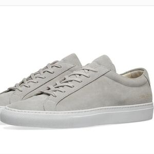 Common Projects Grey Suede Sneakers